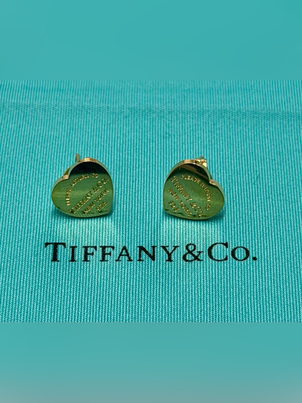 Gold Heart Earrings
